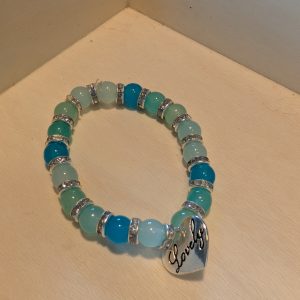 lovely heart charm bracelet
