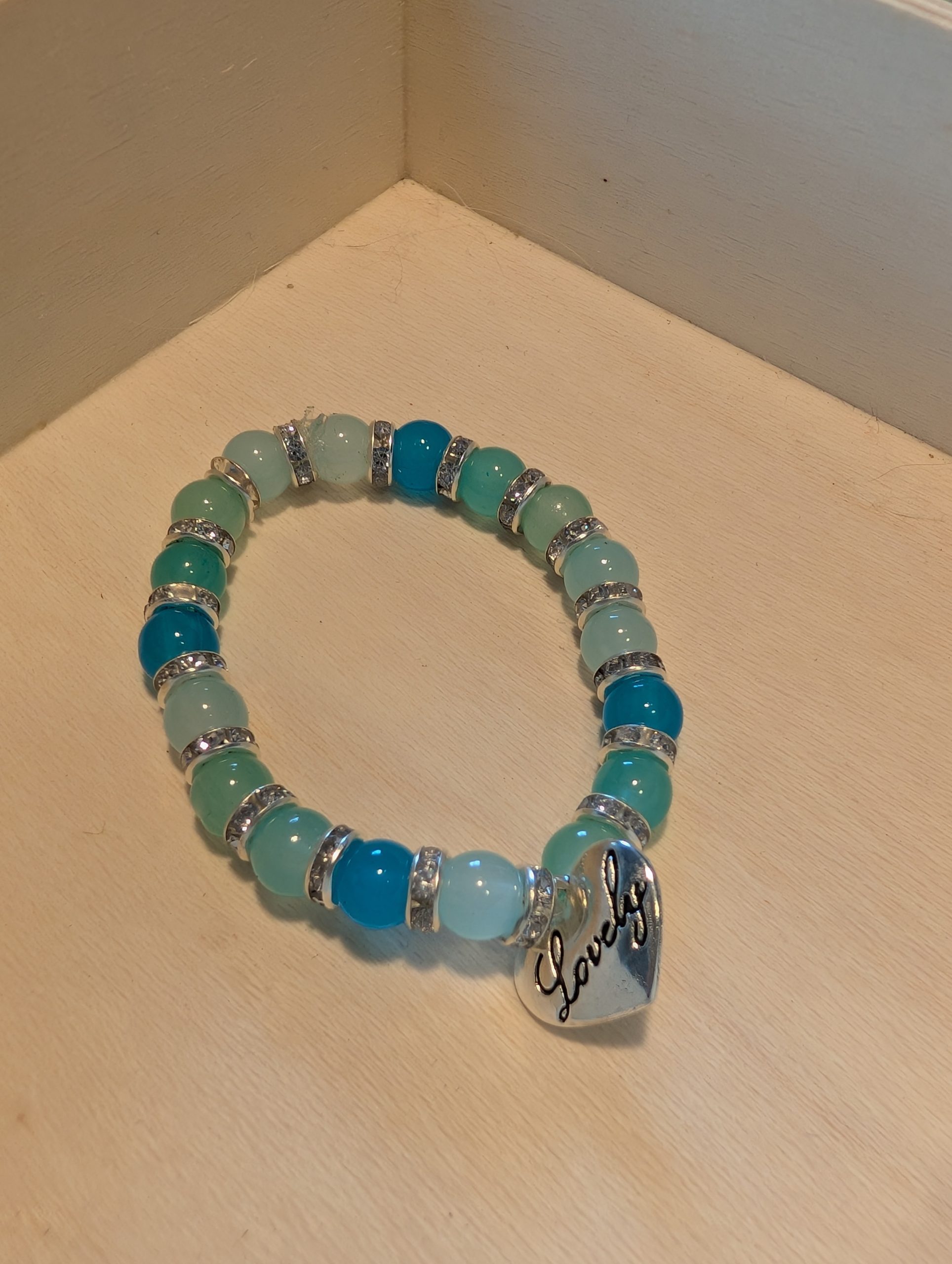 lovely heart charm bracelet lovely heart charm bracelet