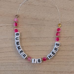 "summer is here" necklace