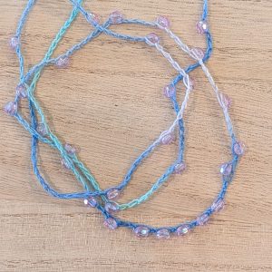 sky & sea layered necklace